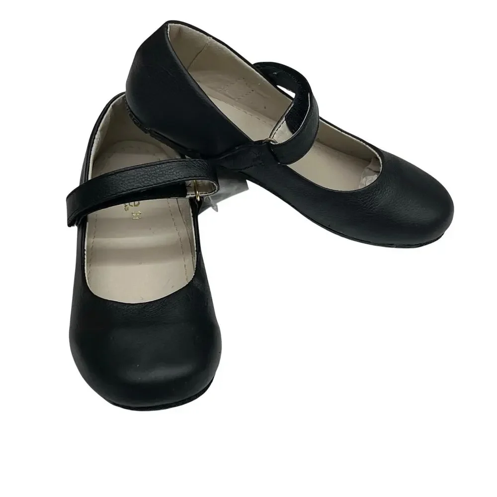 NWT Toke Size 25 (USA 7) Black Mary Janes